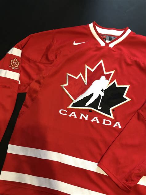 nike team canada 100th anniversary replica jersey|nike hockey canada gear.